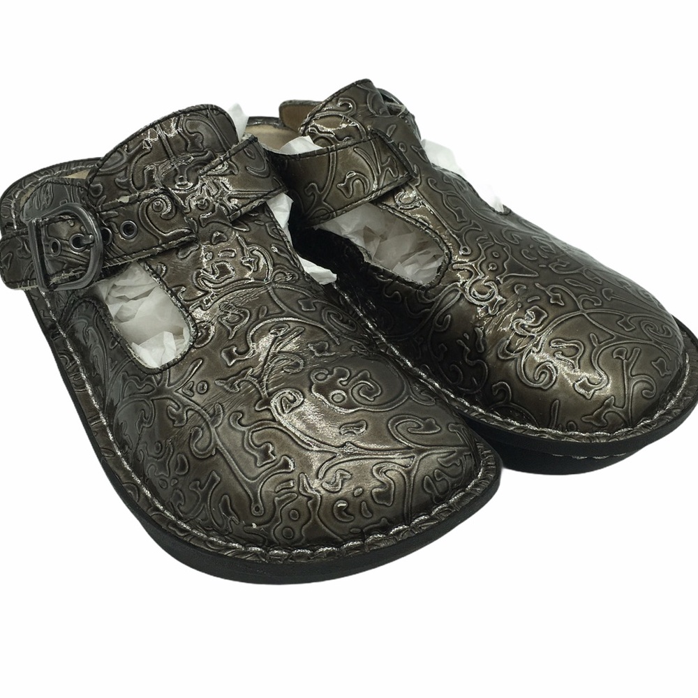 Alegria Original Embossed Comfort Slip On Clogs 36 - Picture 10 of 10